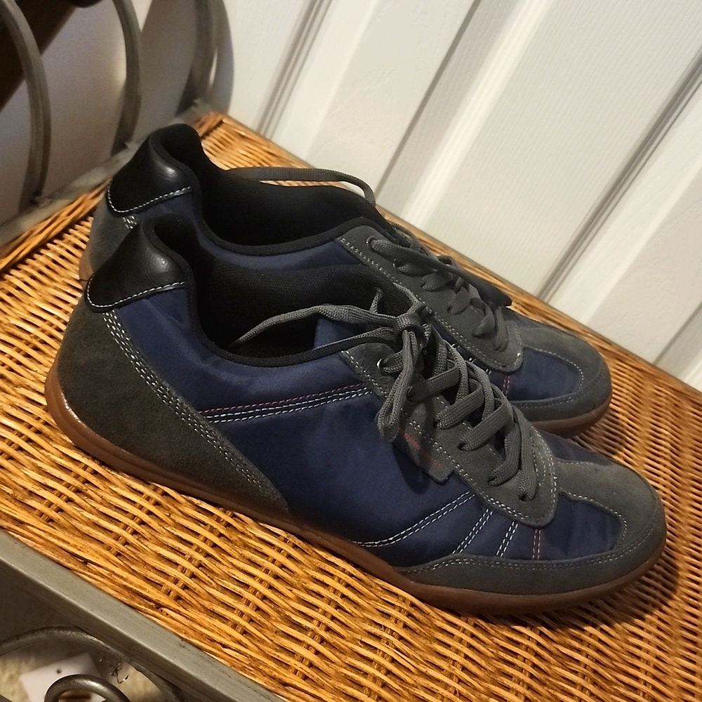 Alpine Swiss Marco Mens Retro Tennis Shoes Suede Trim Sneakers size 11